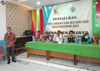 Pemdes Mekarjaya Salurkan BLT DD Tahap 1  Termin 1 Tahun 2023
