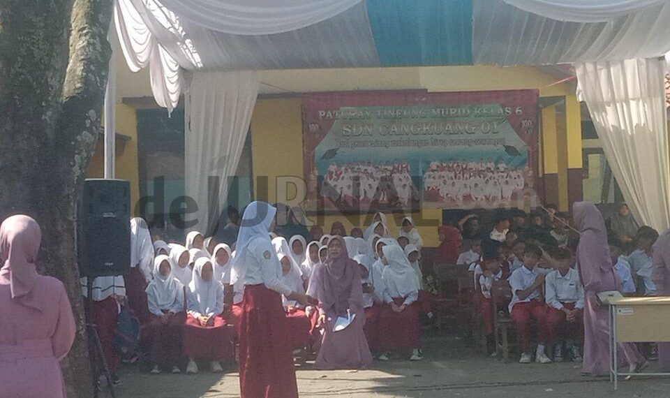 Perpisahan Kelas 6 SDN Cangkuang 1 Rancaekek, Japarudin : Lanjutkan Ke SMP