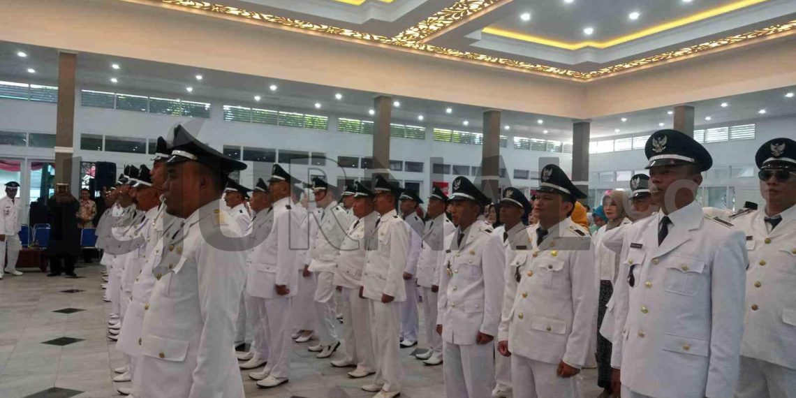 Pelantikan 82 Kepala Desa Hasil Pilkades Serentak 2023, Ini Pesan Bupati Garut