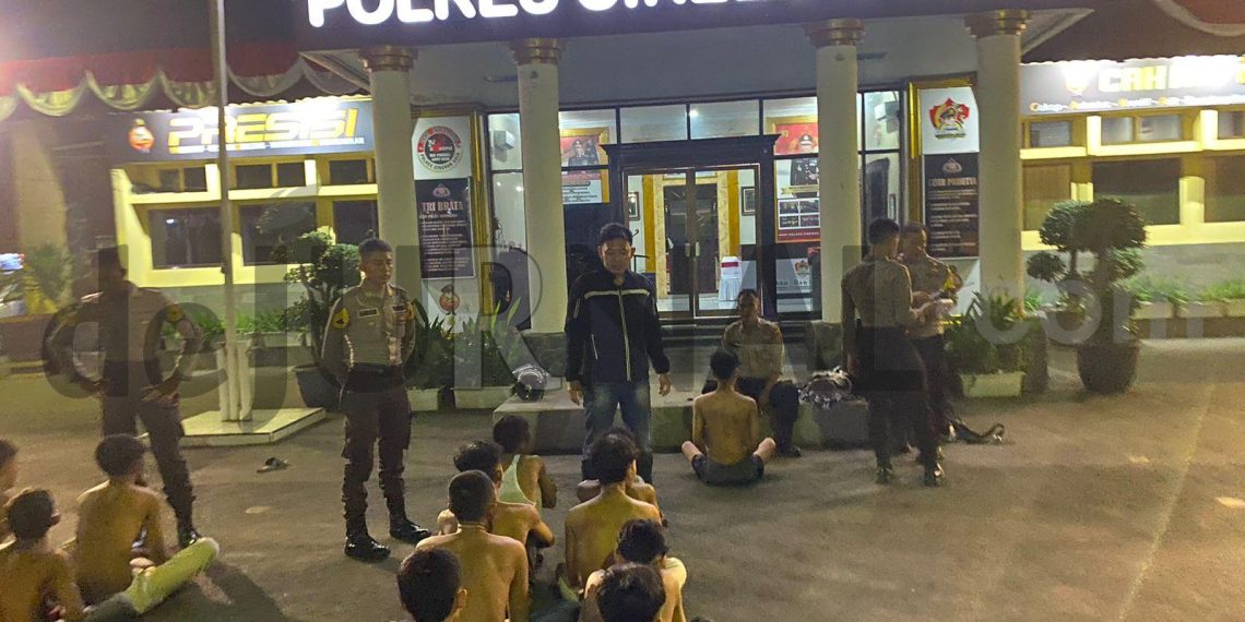 Maung Presisi Polres Cirebon Kota Amankan sekelompok Remaja Tawuran