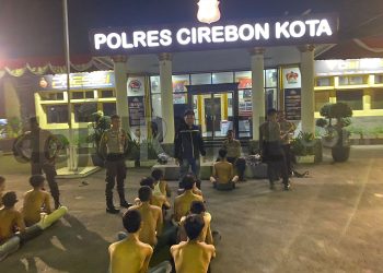 Maung Presisi Polres Cirebon Kota Amankan sekelompok Remaja Tawuran