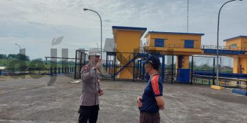 Sat Brimob Polda Jabar Cek Bendungan Copong Garut, Deteksi Dini Antisipasi Bencana Banjir