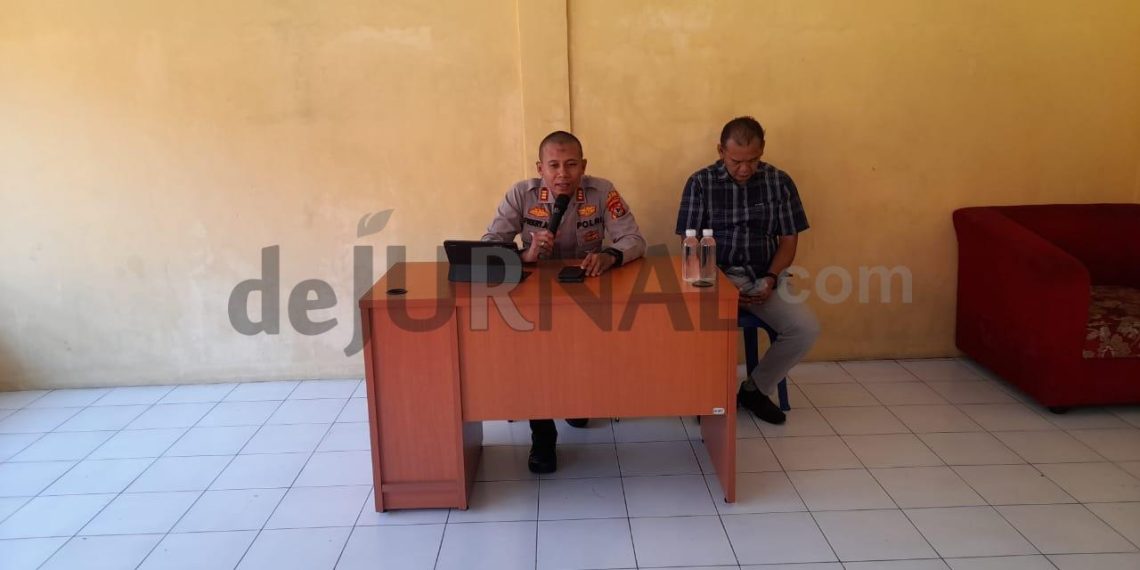 Hari Pertama Jabat Kapolsek Seltim, AKP Fiekri Berikan Pengarahan Kepada Personel