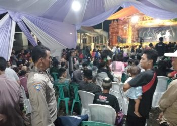 Bhabinkamtibmas Polsek Kedawung Laksanakan Pengamanan