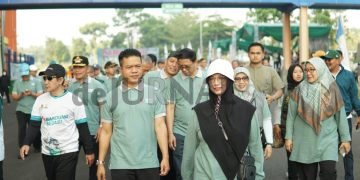 Bupati Buka Gerak Jalan Sehat Bedas Jelang Fornas VII Tahun 2023