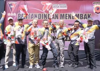 Pertandingan Menembak Dimako Satbrimob Polda Jabar