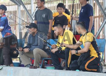 Menyambut Hari Bhayangkara Ke-77 Polres Cirebon Kota Gelar Lomba Mancing