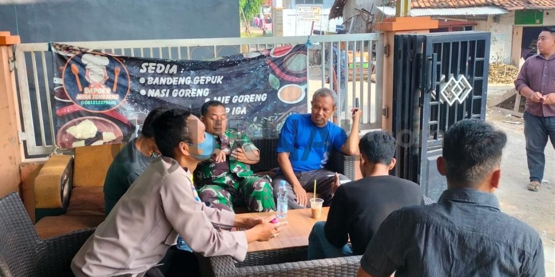 Bhabin dan Babinsa Desa Battembat Berikan Himbauan Kamtibmas