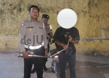 Polsek Gunung Jati Berhasil Amankan Pemilik Kendaraan Yang Ber-knalpot Bising Dalam Operasi Patroli