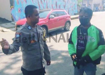 Patroli Dialogis, Bhabinkamtibmas Polsek Seltim Sambangi Ojol