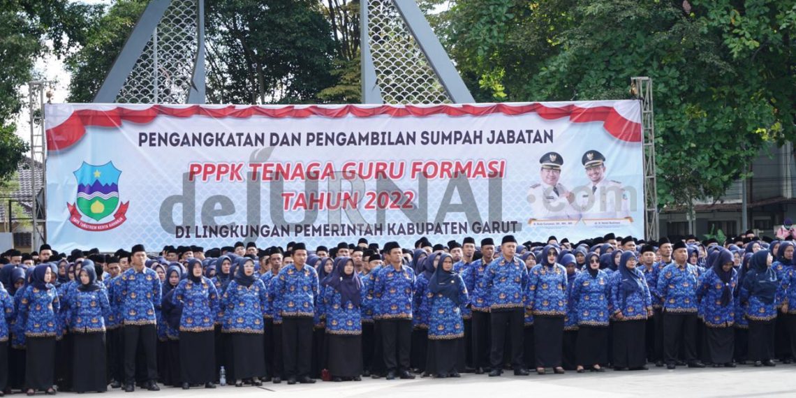 3.295 Tenaga Guru Honorer Jadi PPPK di Garut Dilantik
