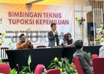 Bawaslu Garut Gelar Bimtek Tupoksi Kepemiluan : Simulasi Penyelesaian Sengketa Pemilu