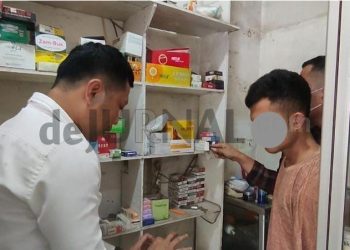 Polisi Mengamankan Penjual Sekaligus Pengedar Obat Daftar G Tanpa Ijin Edar