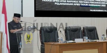 Rapat Paripurna DPRD Kabupaten Sukabumi : Wabup Iyos Somantri Jawab Pandangan Umum Fraksi