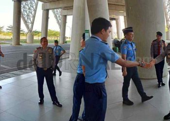 Dit Pamobvit Polda Jabar Lakukan Pengamanan Objek Vita di Bandara Internasional Kertajati Majalengka