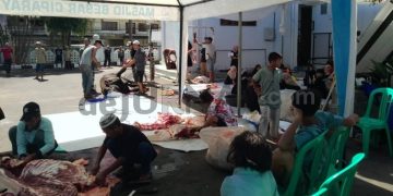 Rayakan Hari Raya Idul Adha 1444 H, Mesjid Besar Ciparay Potong Hewan Qurban