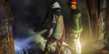 Sebuah Kios Ciki di Pasar Bayongbong Garut Terbakar, Kerugian Capai Ratusan Juta