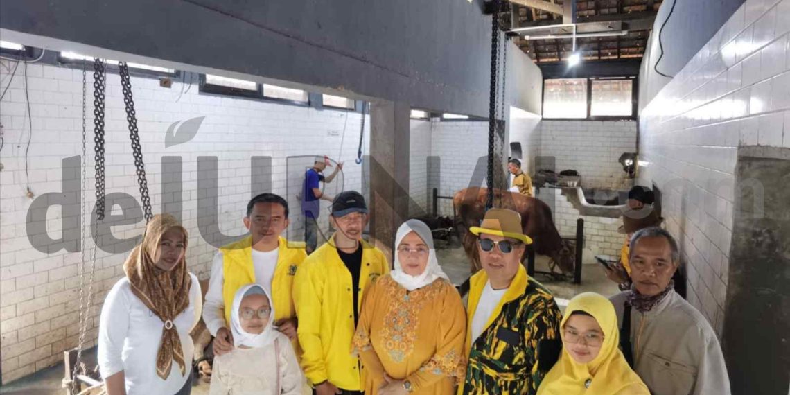 Idul Adha 1444 H, DPD Partai Golkar Garut Potong 3 Ekor Sapi dan 7 Ekor Domba