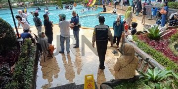 Bhabinkamtibmas Patroli dan  Pantau Pengunjung Obyek  Wisata di Akhir Hari Libur