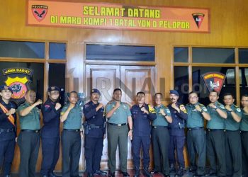 Sat Brimob Polda Jabar Didatangi Oleh Danden Bekang III-44-02 Berikan Kejutan Dalam Rangka Hari Bhayangkara Ke-77