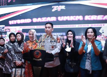 218 UMKM Bhayangkari Jabar Ikut ‘Hybrid Bazar UMKM Kreatif’
