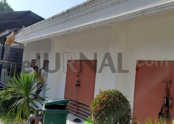 Ada Proyek Pengecatan di Setwan DPRD Karawang Diduga Belum Miliki SPK