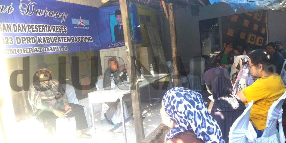 Reses di Margahayu Legislator Demokrat H. Agus Jaenudin Perjuangkan Aapirasi Warga Blok Rangsel Marteng