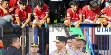 Kapolda Jabar Dampingi Presiden RI Cek Kesiapan dan Kelayakan Stadion Sijalak Harupat Dalam Rangka Seleksi Piala Dunia U-17