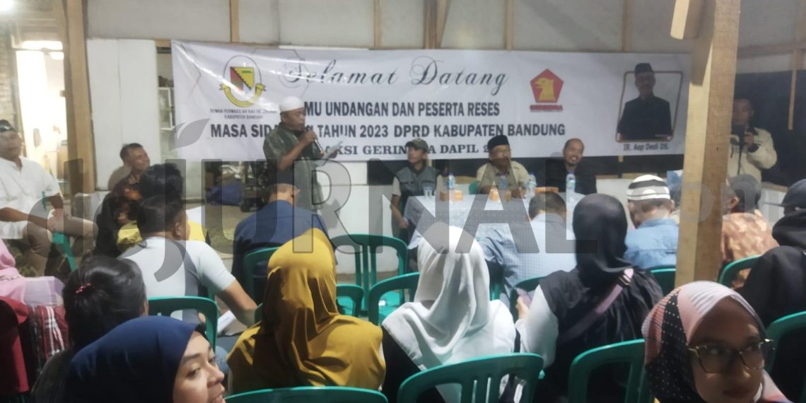 Di Reses Titik ke 3 Legislator Gerindra Ir. Aep Dedi Wadahi Aspirasi Warga Lagadar Margaasih