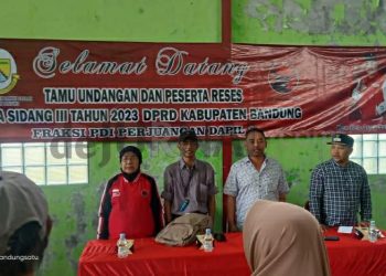 Legislator Fraksi PDIP Hen Hen Asep Suhendar Wadahi Aspirasi Warga Tanjungsari Cangkuang