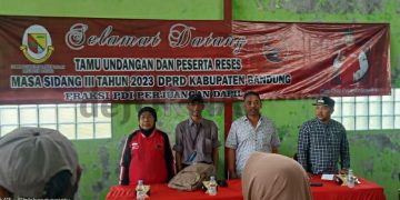 Legislator Fraksi PDIP Hen Hen Asep Suhendar Wadahi Aspirasi Warga Tanjungsari Cangkuang