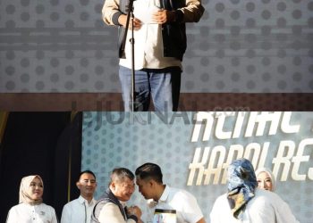 Lepas Sambut Kapolres Garut Di Hadiri Bupati dan Wakil Bupati Garut