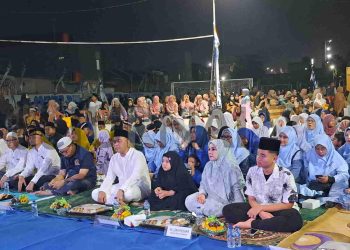 Sambut Malam Tahun Baru Islam 1445 H,  Pemdes Sukaluyu Gelar Pawai 1000 Obor