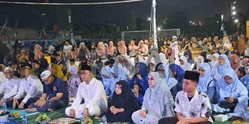 Sambut Malam Tahun Baru Islam 1445 H,  Pemdes Sukaluyu Gelar Pawai 1000 Obor