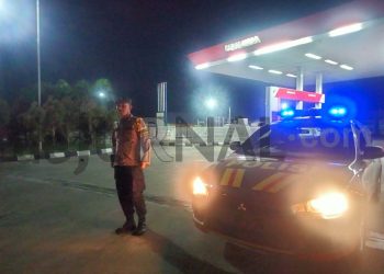 Upaya Cegah Kriminalitas, Polisi Gelar Patroli Strong Point Sasar Obvit SPBU