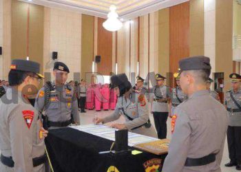Polda Lampung Laksanakan Sertijab Kapolres dan Jajaran