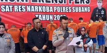 Polres Subang dan Jajaran Satnarkoba Ungkap 11 Kasus