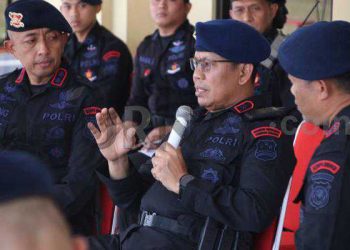 Danpas Pelopor Korps Brimob Polri Brigjen. Pol. Drs. Waris Agono, M.Si. Kunjungi Satuan Brimob Polda Jabar
