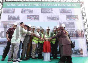 Dibangun Tiga Lantai Pasar Sehat Banjaran Direncanakan