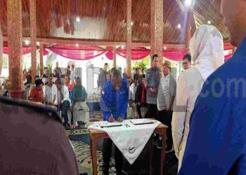 Deklarasi Pemilu Damai 2024 ditandai Penandatanganan Seluruh Partai Politik di Purwakarta