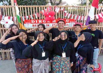 Wujud Cinta Tanah Air, Warga RW 12 Kampung Pataruman Gelar Upacara Bendera HUT RI ke 78