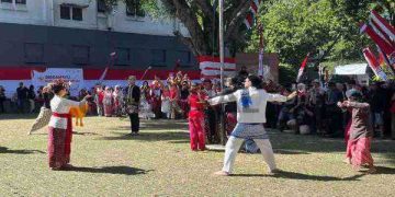 Maknai HUT Kemerdekaan ke 78 RI Lembaga Seni dan Budaya Manikam Khatulistiwa Gelar Kenduri Rakjat di Gedung Indonesia Menggugat