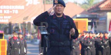 Digelar Secara Sederhana, Upacara Peringatan HUT RI Ke-78 Di Satbrimob Polda Jabar, Berjalan Lancar dan Khidmat