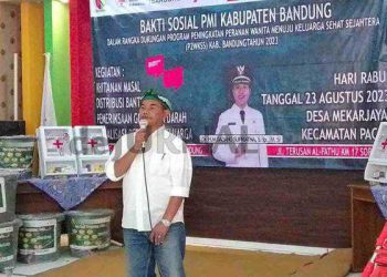 Bakti Sosial Bersama PMI Kabupaten Bandung Dukung Program P2WKSS Desa Mekarjaya