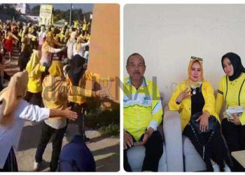 Anggota DPRD Kabupaten Bandung Fraksi Golkar, Hj Evi Riyanti Gelar Gebyar Senam Sehat Sugih Adiluhung
