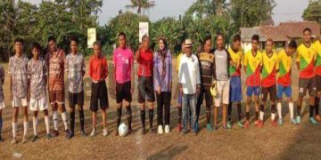 Teriakan Teh Gina Bupati Karawang Menggema di Even Turnamen Sepak Bola Antar Desa se Kecamatan Lemah Abang