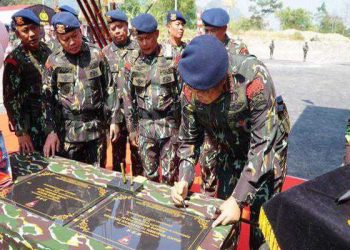 Dansat Brimob Polda Jabar Hadiri Peresmian Mako Resimen IV Pasukan Pelopor