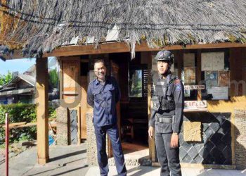 Patroli Sambang Kamtibmas Sat Brimob Polda Jabar Sasar Tempat Wisata Cipanas