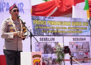 Wakapolda Jabar Resmikan Bantuan Sumur Bor dan Pompa Air