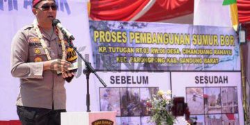 Wakapolda Jabar Resmikan Bantuan Sumur Bor dan Pompa Air